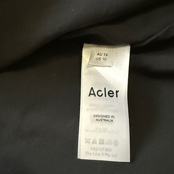 ACLER “Amelia” eyelet linen blend mini dress - Picture 9 of 10